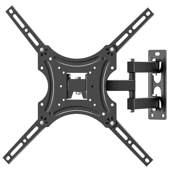 Scootworks Full Motion TV Wall Mount for 23-55 inch TVs Swivel Tilt Extend Retract, Holds up to 48 lbs, Max VESA 400x400mm
