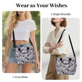 thumbnail image 2 of CHAOYUNYI Crossbody Shoulder Bag for Women - Water Resistant Casual Handbag Purse with Multiple Pockets, Adjustable Strap, Gray Dog, 2 of 7