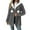 AA02 Gray, variant on qolati Fleece Jacket for Women Winter Warm Button Down Long Sleeve Hooded Coat with Pompoms Casual Soft Lightweight Fall Teddy Outerwear Fuzzy Coats