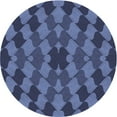 thumbnail image 1 of Ahgly Company Indoor Round Patterned Blue Whale Blue Area Rugs, 8' Round, 1 of 6