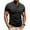 Black, variant on DPTALR Men's Fashionable Solid Color Henley T-Shirt,Short Sleeve Round Neck,Half Button Pocket,Regular Fit,Navy, XL