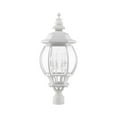 thumbnail image 4 of Livex Lighting 7703-13 Frontenac Lanterne Extérieure Texturée Blanche 4 Lumières 27 Pouces, 4 of 4