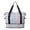 Unicorn and Diamond Pink Pattern, variant on Unicorn and Flower Blue Pattern Expandable Travel Tote Bag, Overnight Carry on Bag with Dry Wet Pockets, Tear Resistant Gift Ideas for Holiday Birthday Gifts
