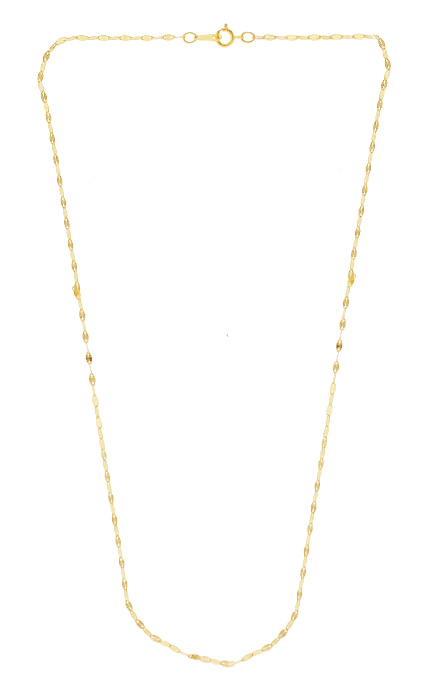 Brilliance 14KT Yellow Gold 18" Star Cable Chain
