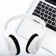 thumbnail image 5 of Moyic Auriculares con cable de 3,5 mm, auriculares plegables para niños con micrófono, sonido estéreo HD, auriculares para niños sobre la oreja Cables de audio/vídeo blanco 1.1 metros, 5 of 6