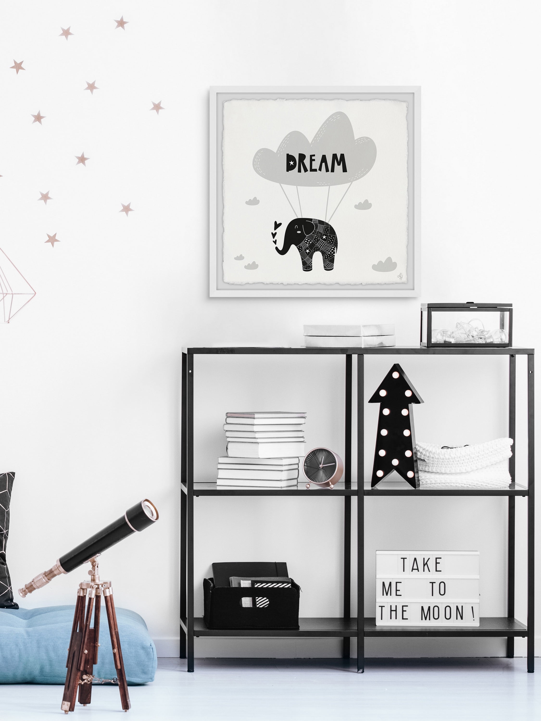 Marmont Hill Elephants Dream Framed Wall Art