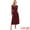 Burgundy, variant on DARING DIVA Long Sleeve A-Line Maxi Winter Fall Sweater Dress XS Burgundy