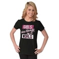 thumbnail image 3 of Girls Can Change World Feminism Equal Womens Slim Fit Graphic Tee Brisco Brands X, 3 of 5