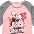 thumbnail image 3 of Disney Princess - One Bite Snow White - Toddler & Youth Girls Raglan Graphic T-Shirt, 3 of 5