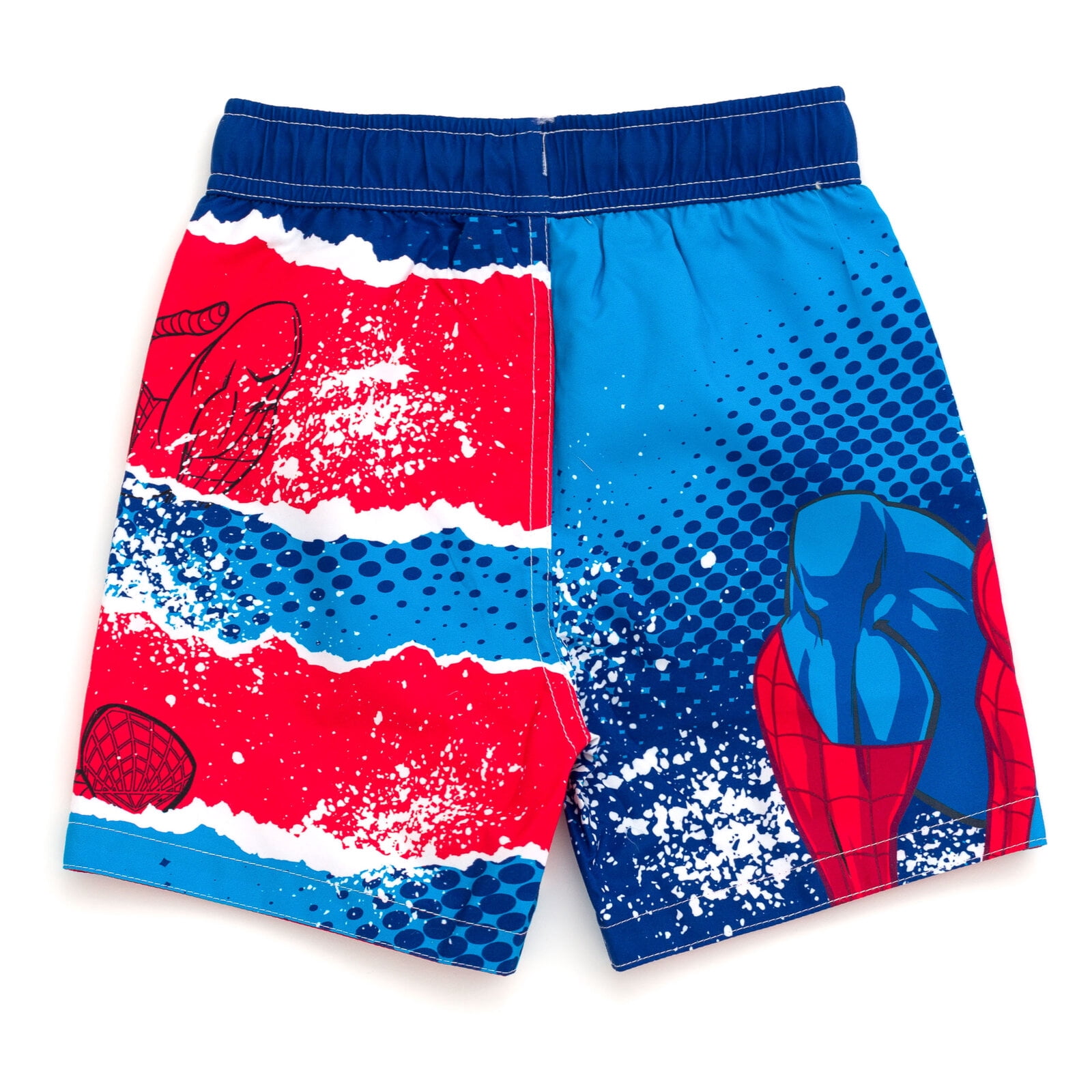 Marvel Spider-Man Little Boys' Swimwear 2-Piece Rashguard and Swim Trunks Set Spider Man Graffiti
