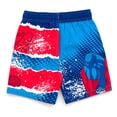 thumbnail image 6 of Marvel Spider-Man Toddler Boys' Swimwear 2-Piece Rashguard and Swim Trunks Set Spider Man Graffiti, 6 of 6