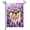 Garden Flag-3, variant on Pansy Lavender Welcome Garden Flag 12×18in Double Sided Watercolor Spring Floral Gentle UV Protected Fade Resistant Weatherproof Decor For Outdoor Porch Lawn Patio Yard Home