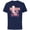 Navy, variant on Minnie Mouse Sports Basketball Dunk Born to Win - Short Sleeve Cotton T-Shirt for Adults - Customized-Royal Heather
