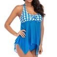 thumbnail image 5 of Eashery Womens Swimsuits Two Piece Printed Swimwear for Women Sky Blue XL, 5 of 5