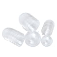 thumbnail image 1 of MasteelfCA 15 Pcs Boîte à Bonbons Créative Ronde Décorée Boîte de Rangement en Plastique Transparent, 1 of 7