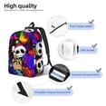 thumbnail image 3 of Goofa The Nightmare Before Christmas Pattern Durable Canvas Daypack - High-Quality Vintage Backpack, Compact & Versatile for Travel and Everyday Use-Small, 3 of 5