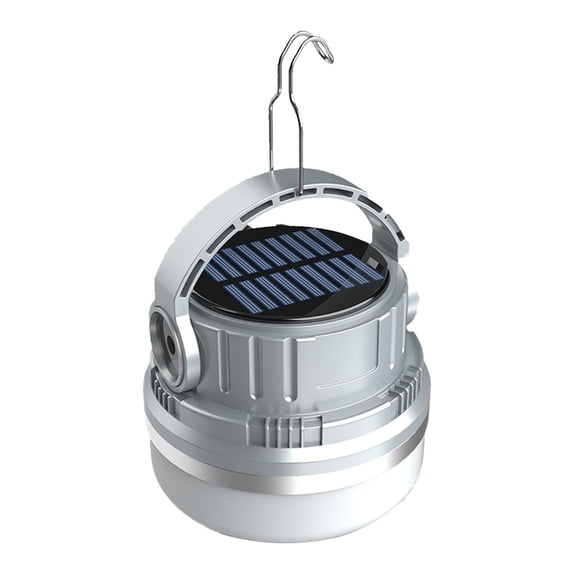 Elainilye Solar Tent Light, 6-Mode Rechargeable Lantern, Portable Camping Lamp for Emergency Home