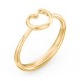 thumbnail image 4 of Bague Cœur Ouverte, 4 of 7