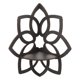 thumbnail image 3 of Estante flotante de pared con flores, estante flotante para dormitorio, estante flotante pequeño de madera, 3 of 3