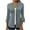 Gray, variant on LEAVINGSUO Button Down Shirts for Women, Womens Tops Womens Fashion Fashion Women Summer 3/4 Sleeve Cardigan Solid Color Casual Blouse Tops
