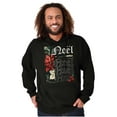 thumbnail image 4 of Poinsettia Christmas Flower Noel Hoodie Sweatshirt Women Men Brisco Brands S, 4 of 6