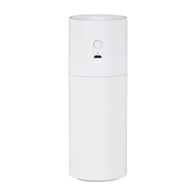 Homedics Humidificador portátil – Pequeños humidificadores de aire para recámara, plantas, oficina, viajes, humidificadores de niebla fría, luz de acento que cambia de color, 2 ajustes de niebla, blan