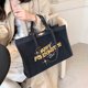 thumbnail image 5 of Bolso de mano femenino de marca de diseñador, bolso de lona de moda, bolsos de hombro para mujer, superventas, 5 of 5