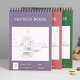 thumbnail image 1 of YAOMOBB No Bleeding Paper Sketchbook Hardcover Sketch Book Spiral Wire Bound Thick Artist Art Student Sketching Drawing Writing No Bleed Acid Free 100 Sheets, 1 of 5