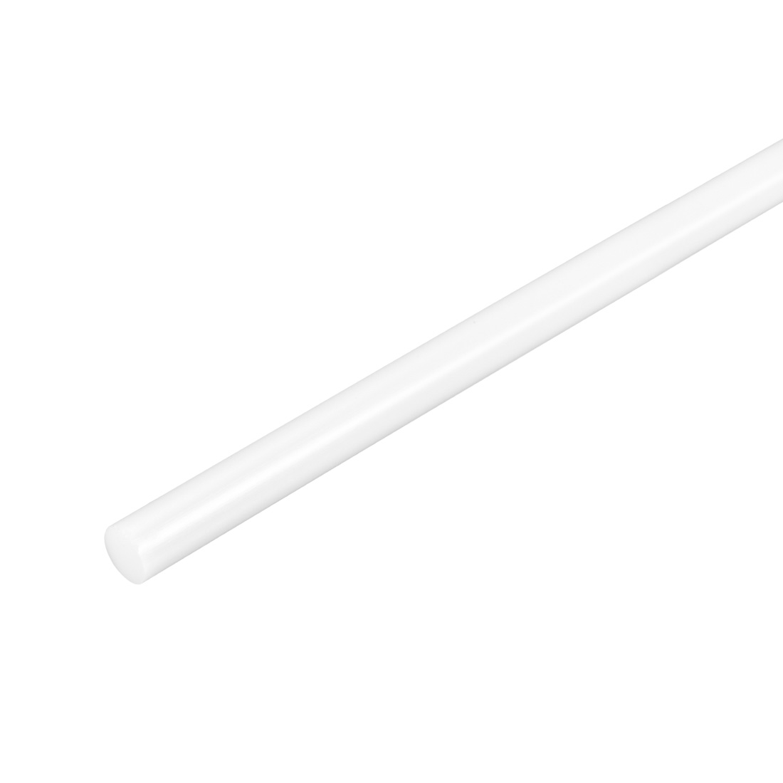 Uxcell Round Rod 3/16" Dia 20" Length White (POM) Polyoxymethylene Rods Engineering Plastic Round Bar(5mm)