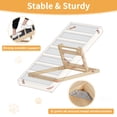 thumbnail image 6 of COZIWOW Adjustable Pet Ramp, Wooden Folding Dog Car Ramp with High Traction Mat, Portable Cat Ramp for Bed, Couch and Sofa, Natural, 6 of 13