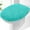 Teal, variant on Soft Chenille Bathroom Toilet Lid Cover, Machine Washable Seat Covers, 17.5x15, Stays in Place Rubber Backing, Fits Most Round, Elongated and Oblong Lids, Accessories Decor, Teal