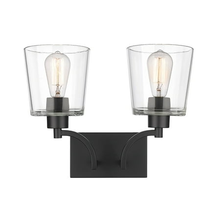 

Millennium Lighting Evalon Vanity Light 2 Light - Matte Black