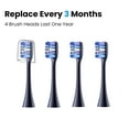 thumbnail image 6 of Marlincare Electric Toothbrush Heads, 4 Replacement Brush Heads, 10x Plaque Removal,Compatible with Marlincare B10PRO - Blue, 6 of 6