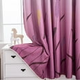 thumbnail image 5 of URMAGIC 1 Panel/39x79"Blackout Window Curtains Eyelet Curtains Grommet Curtains for Bedroom Bathroom Living Room,Pink Reed, 5 of 11