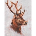 thumbnail image 3 of Harper, Ethan 12x14 Black Modern Framed Museum Art Print Titled - Stag Study II, 3 of 5