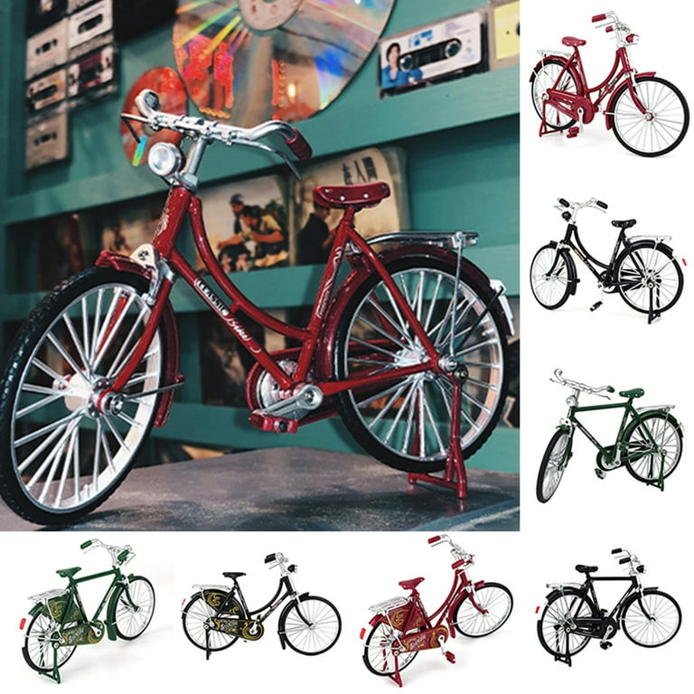 Travelwant Bicycle Model Mountain Bike Toy Racing Toy 1 10 Simulation Bike Mini Bike Model Zinc Alloy Racing Home Decoration Crafts Miniature Finger
