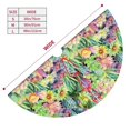 thumbnail image 3 of Cauagu 30" Christmas Tree Skirt Blooming Cactus Pattern Christmas Tree Decorations Tree Mat for Xmas Decorations Occasion Holiday Home Decor -30", 3 of 7