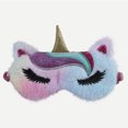 thumbnail image 5 of Peggybuy Cartoon Girls Eye Mask Blindfold Plush Rest Shading Eye Cover (Colorful), 5 of 5