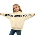 thumbnail image 2 of WOYY Toddler Boys Hoodie Fashion Letter Print Lined Hooded Sweatshirt, Sizes 3-4T, 2 of 6