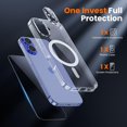 thumbnail image 3 of Funda de teléfono Toushion 3 en 1 para iPhone 16 Clear con MagSafe, 3 of 7