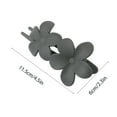 thumbnail image 6 of Eoperou Solid Color Strong Grip Hair Clip Exquisite Anti-slip Elegant Flower Butterflies Decor Hairpin Hair Accessories, 6 of 8