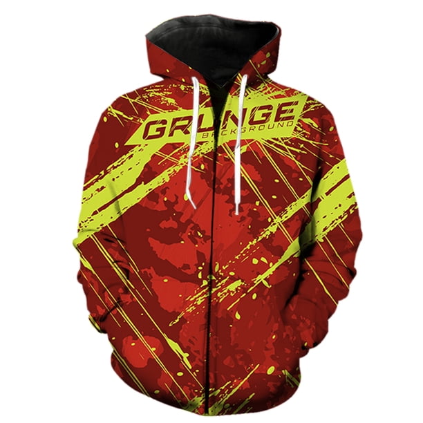 Traje de carreras para hombre, sudadera con cremallera y capucha impresa en 3D, chaquetas para adolescentes, estilo casual, de gran tamaño, estilo Harajuku, divertidas, estilo hip hop, sudaderas genia