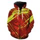 thumbnail image 1 of Traje de carreras para hombre, sudadera con cremallera y capucha impresa en 3D, chaquetas para adolescentes, estilo casual, de gran tamaño, estilo Harajuku, divertidas, estilo hip hop, sudaderas genia, 1 of 6