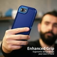 thumbnail image 6 of RegSun for iPhone 16e Case,Shockproof 3-Layer Full Body Protection [Without Screen Protector] Rugged Heavy Duty High Impact Hard Cover Case for iPhone 16e 2025,Dark Blue, 6 of 6