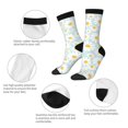 thumbnail image 3 of KLL Daisies Flowers Print Cool Socks Men's Women's Crew Socks Funny Crazy Novelty Stockings, 3 of 6