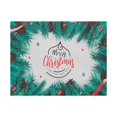 thumbnail image 1 of Manteles Individuales rojos Manteles individuales navideños para mesa de Navidad Vacaciones Rústico Retro Acción de gracias Manteles individuales lavables (Multicolor, A), 1 of 5