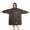 Brown Star Moon, variant on Wearable Oversized Blanket,Black White Cat Moon Star Pattern Wearable Blanket Hoodie for Adults,Cozy Hooded Blankets with Super Pockets,Super Warm Fuzzy Pullover for Women & Men