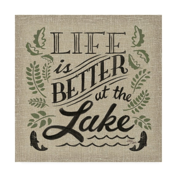 Trademark Fine Art 'Lake Life I Color' Canvas Art by Wellington Studio