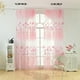thumbnail image 1 of Starbun Cortina de Tul - Poliéster Patrón Floral Ventana Cortina de Gasa de Tul Dormitorio Sala de Estar Decoración(Rosa), 1 of 5