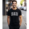 thumbnail image 6 of Checkered Dad Shirt for Men Trendy Vintage Graphic Tee for Cool Father Black Shirt Adult X-Large, 6 of 8